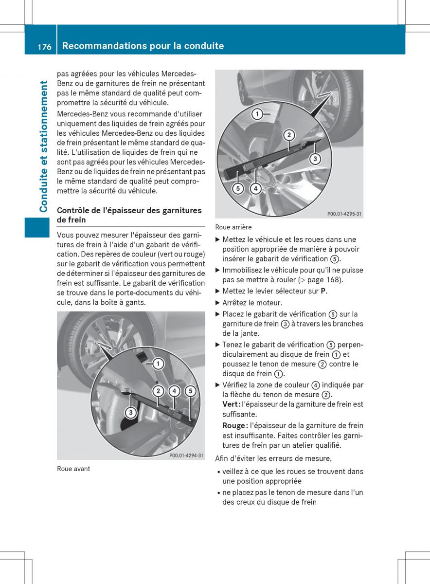 Mercedes Benz CLA Coupe manuel du proprietaire / page 178