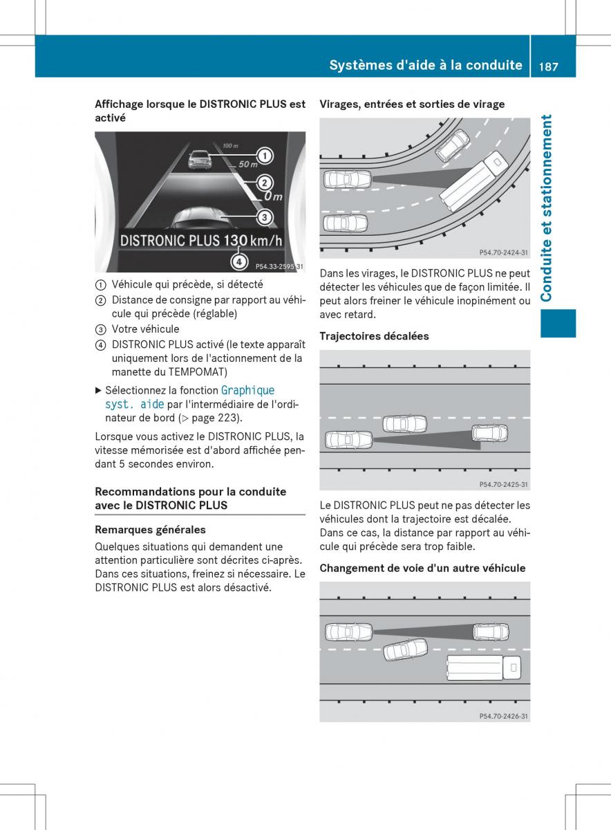 Mercedes Benz CLA Coupe manuel du proprietaire / page 189