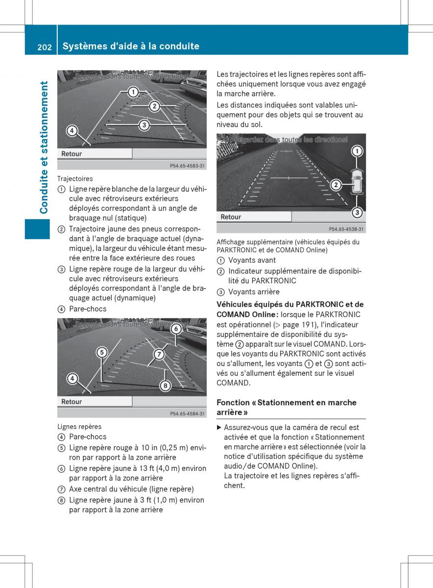 Mercedes Benz CLA Coupe manuel du proprietaire / page 204