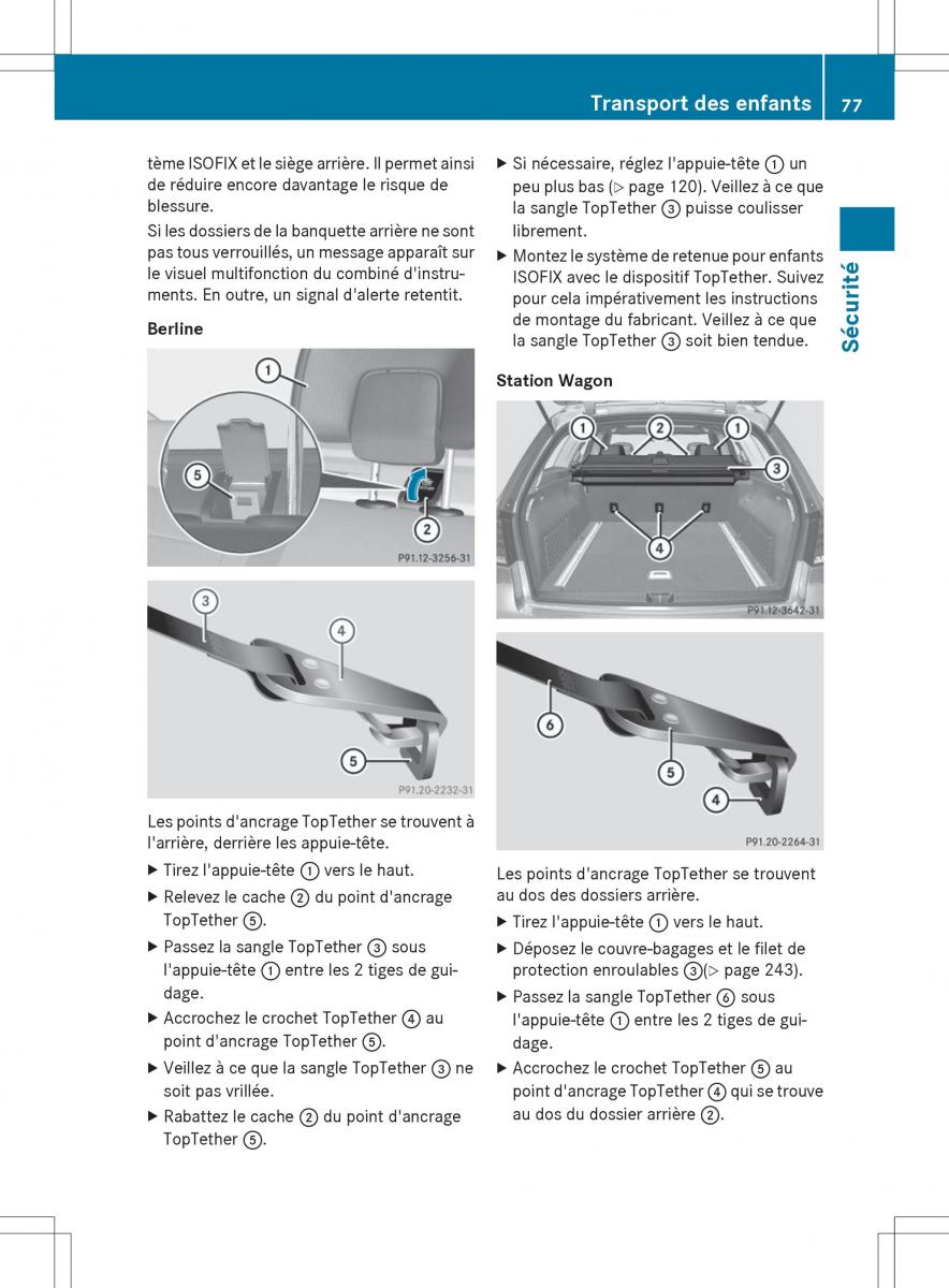 Mercedes Benz E Class W212 2014 manuel du proprietaire / page 79