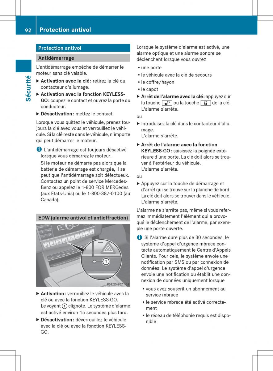 Mercedes Benz E Class W212 2014 manuel du proprietaire / page 94