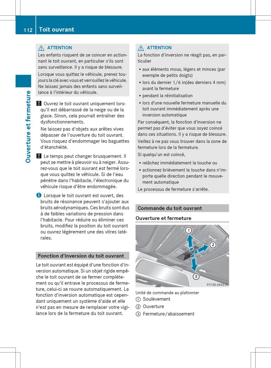 Mercedes Benz E Class W212 2014 manuel du proprietaire / page 114