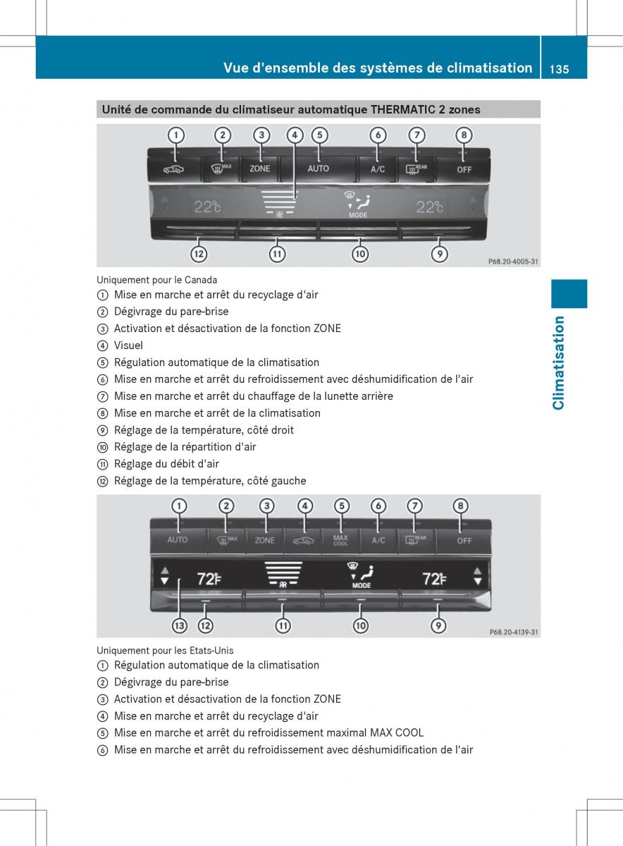 Mercedes Benz E Class W212 2014 manuel du proprietaire / page 137