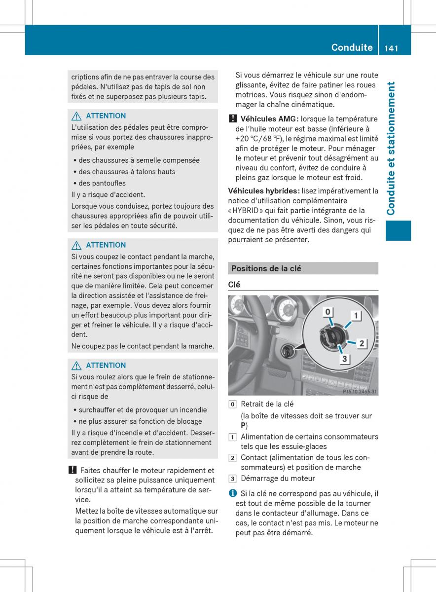 Mercedes Benz E Class W212 2014 manuel du proprietaire / page 143