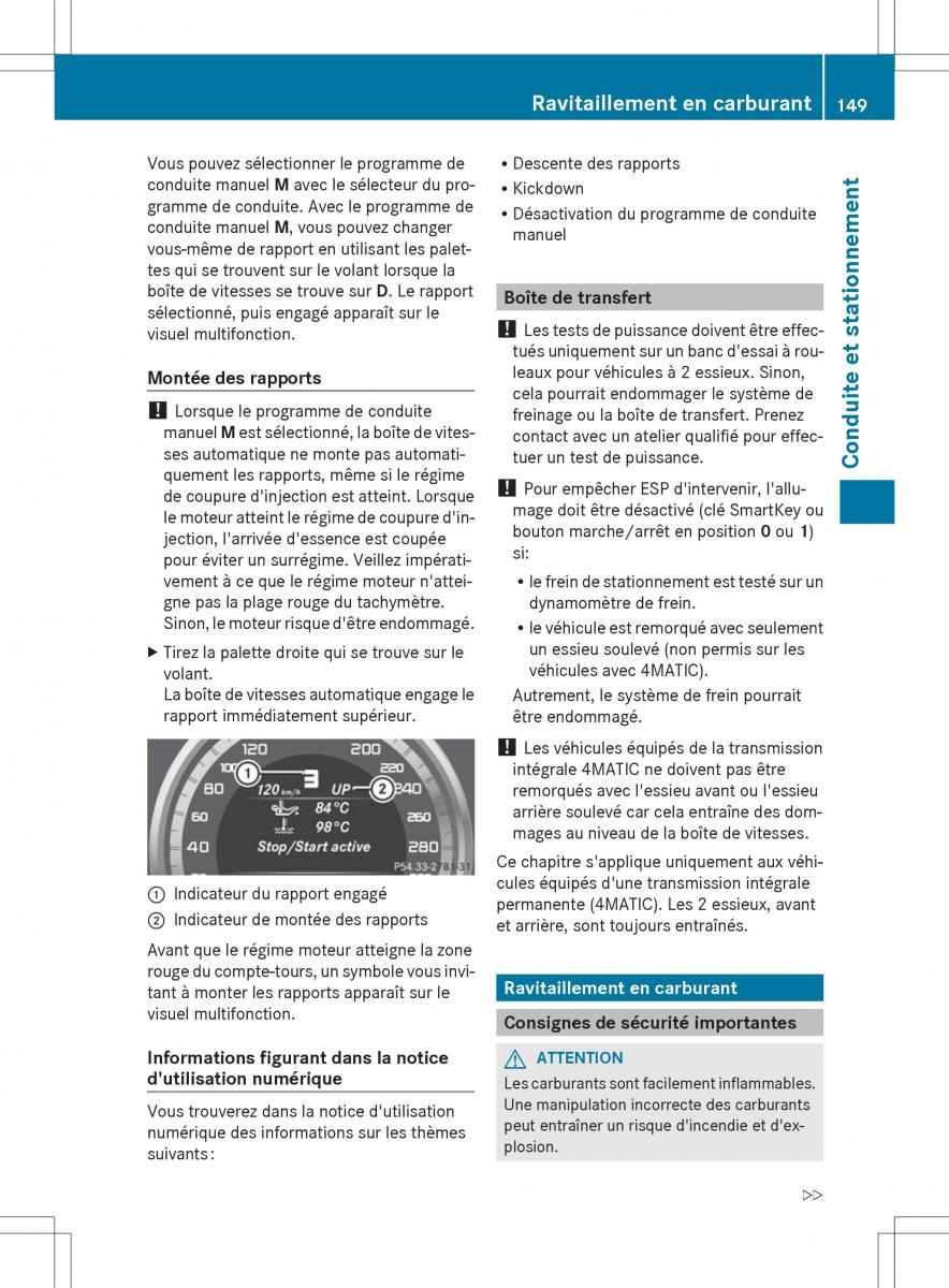 Mercedes Benz E Class W212 2014 manuel du proprietaire / page 151