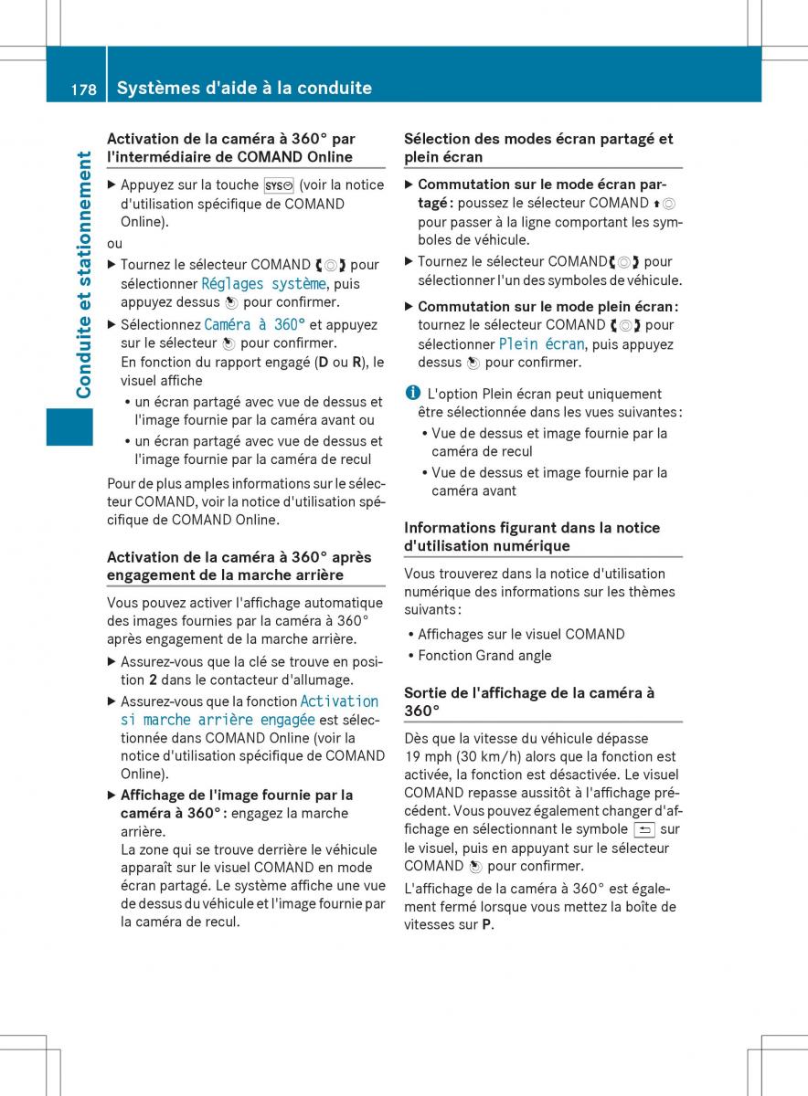 Mercedes Benz E Class W212 2014 manuel du proprietaire / page 180