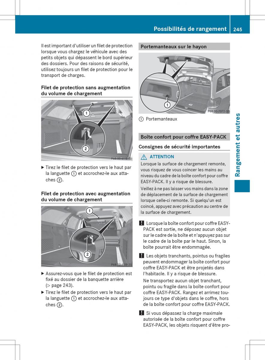 Mercedes Benz E Class W212 2014 manuel du proprietaire / page 247