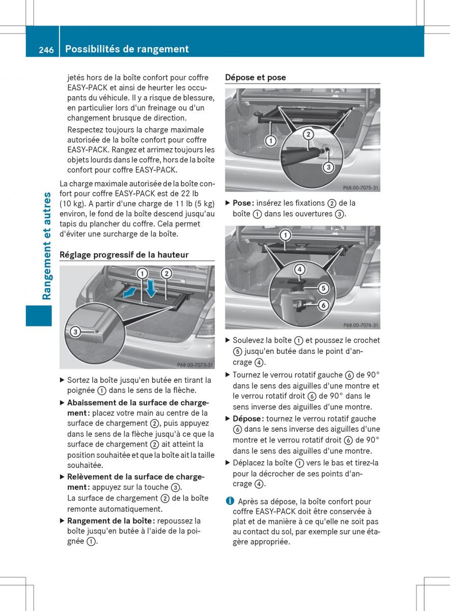 Mercedes Benz E Class W212 2014 manuel du proprietaire / page 248