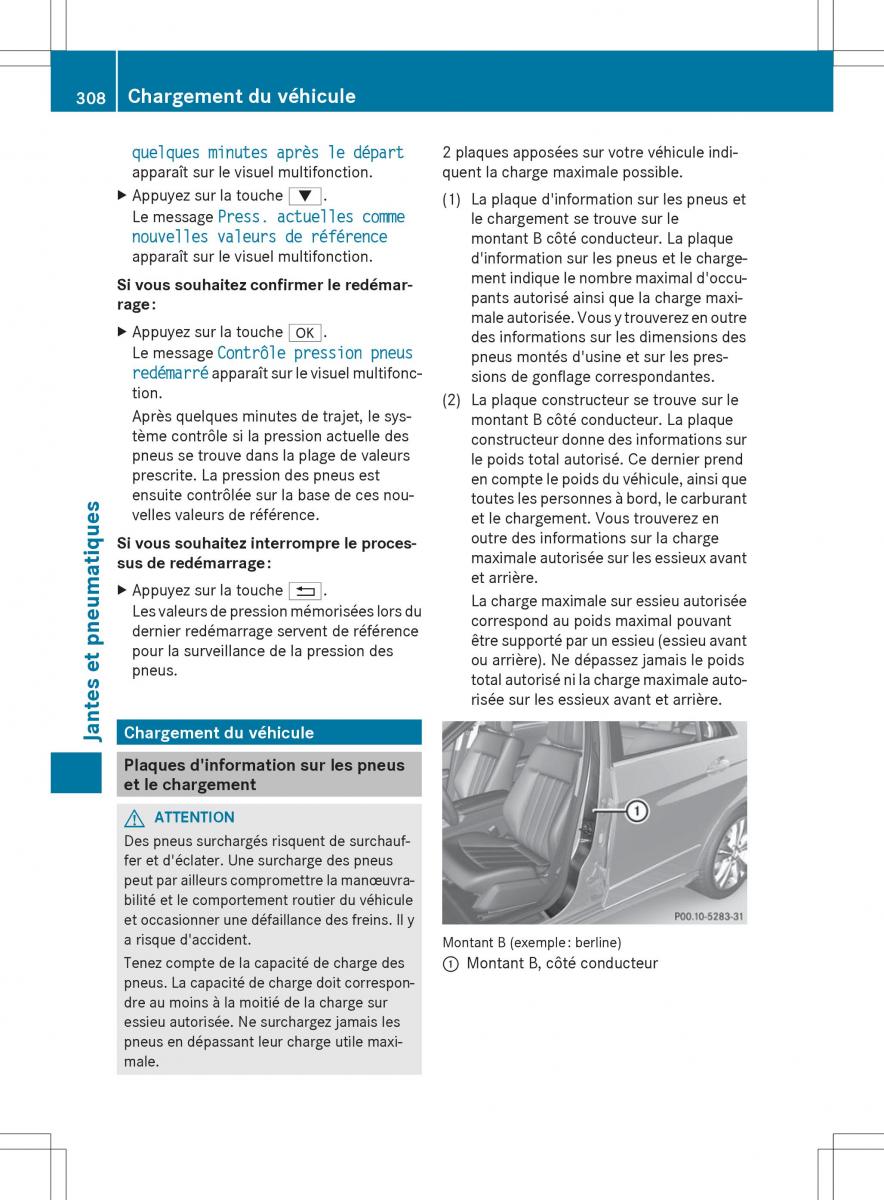 Mercedes Benz E Class W212 2014 manuel du proprietaire / page 310