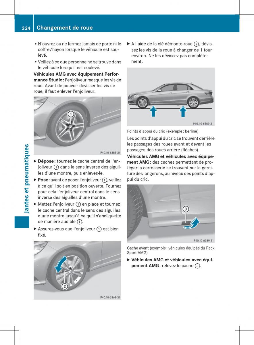 Mercedes Benz E Class W212 2014 manuel du proprietaire / page 326