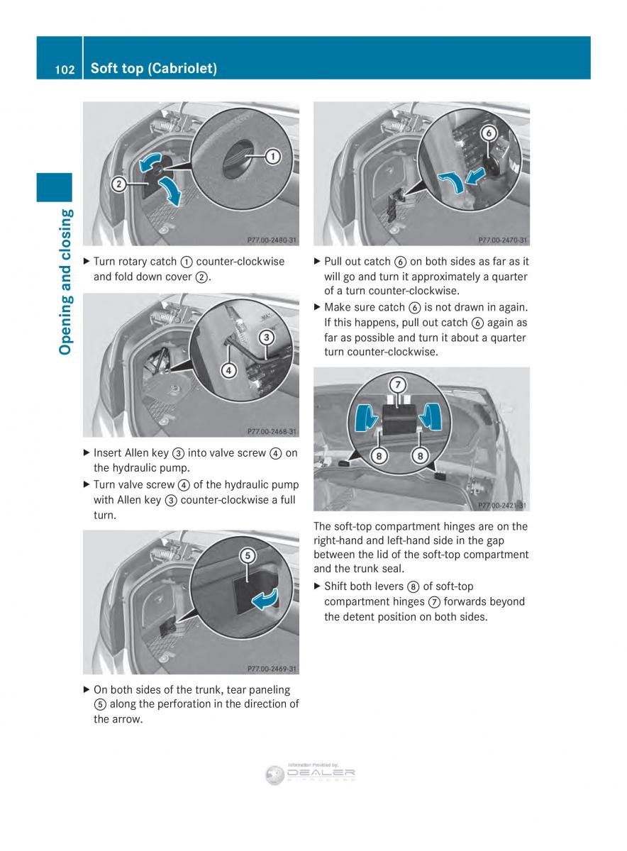 Mercedes Benz E Class W212 2014 owners manual / page 104