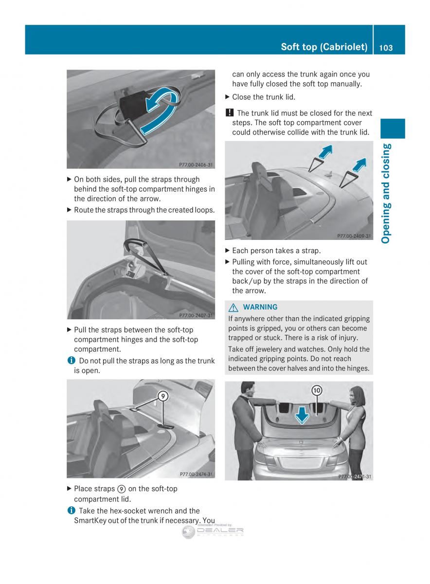 Mercedes Benz E Class W212 2014 owners manual / page 105