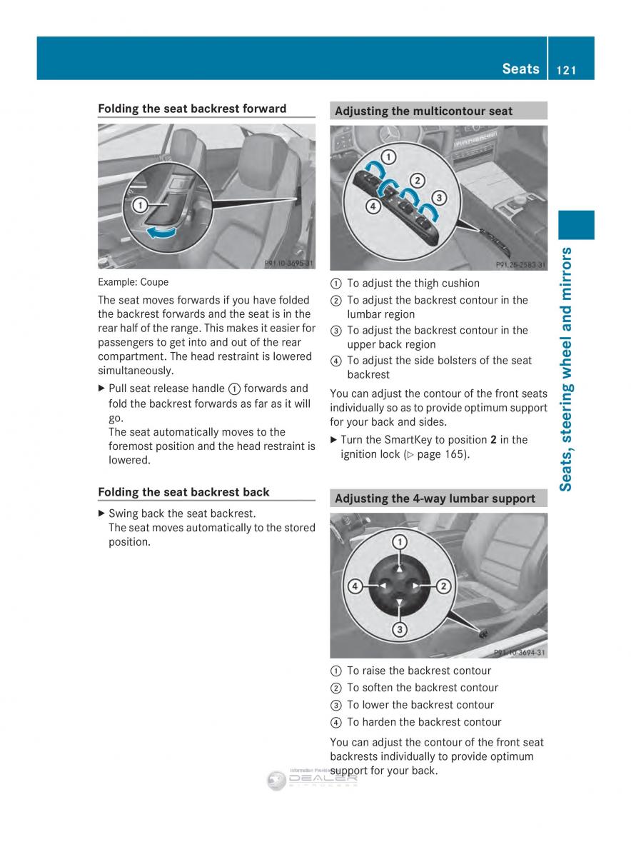 Mercedes Benz E Class W212 2014 owners manual / page 123