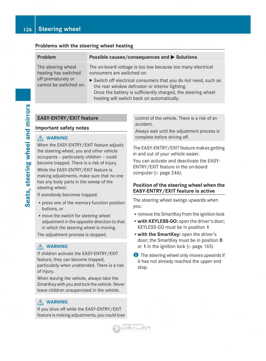 Mercedes Benz E Class W212 2014 owners manual / page 128