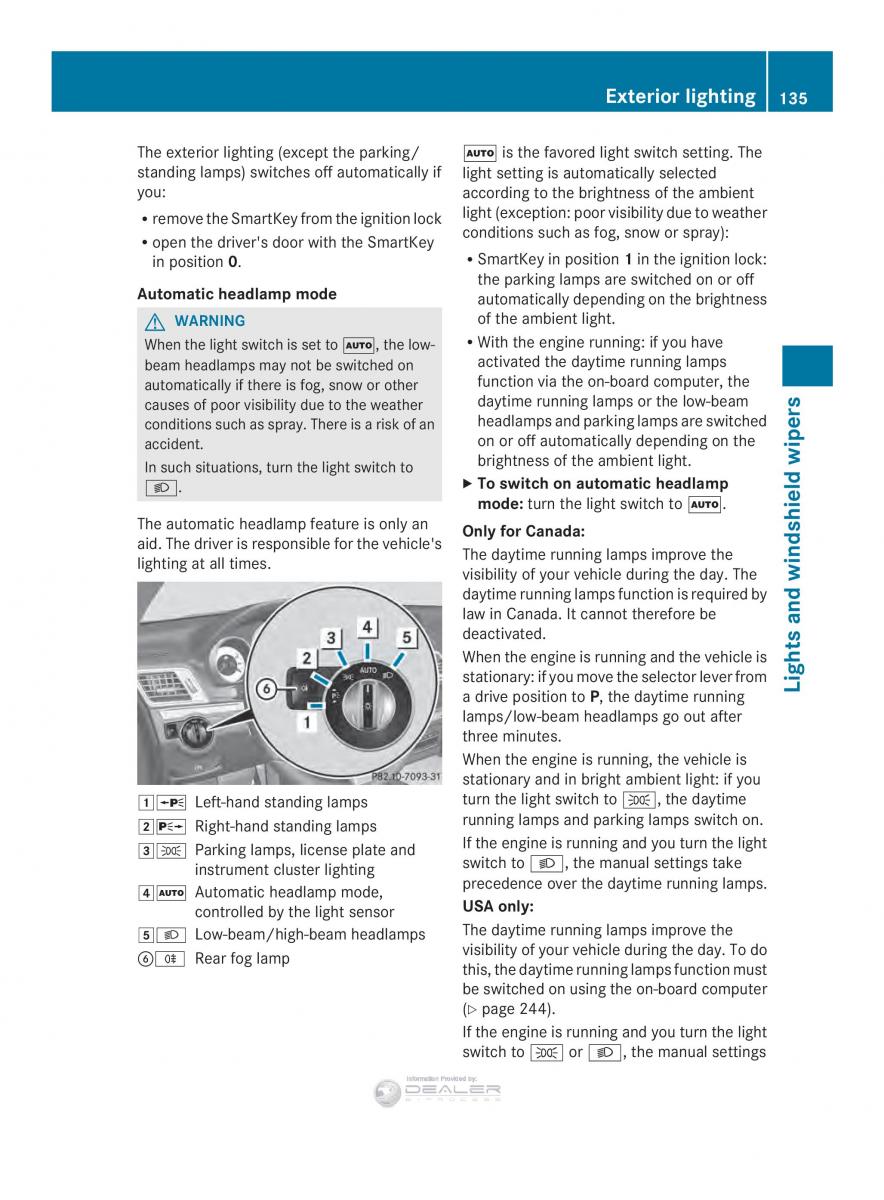 Mercedes Benz E Class W212 2014 owners manual / page 137