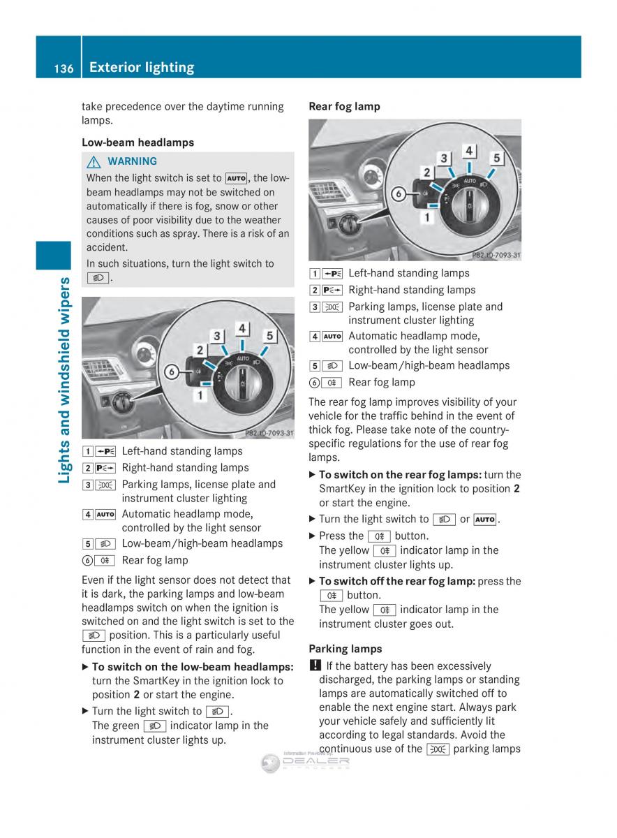 Mercedes Benz E Class W212 2014 owners manual / page 138