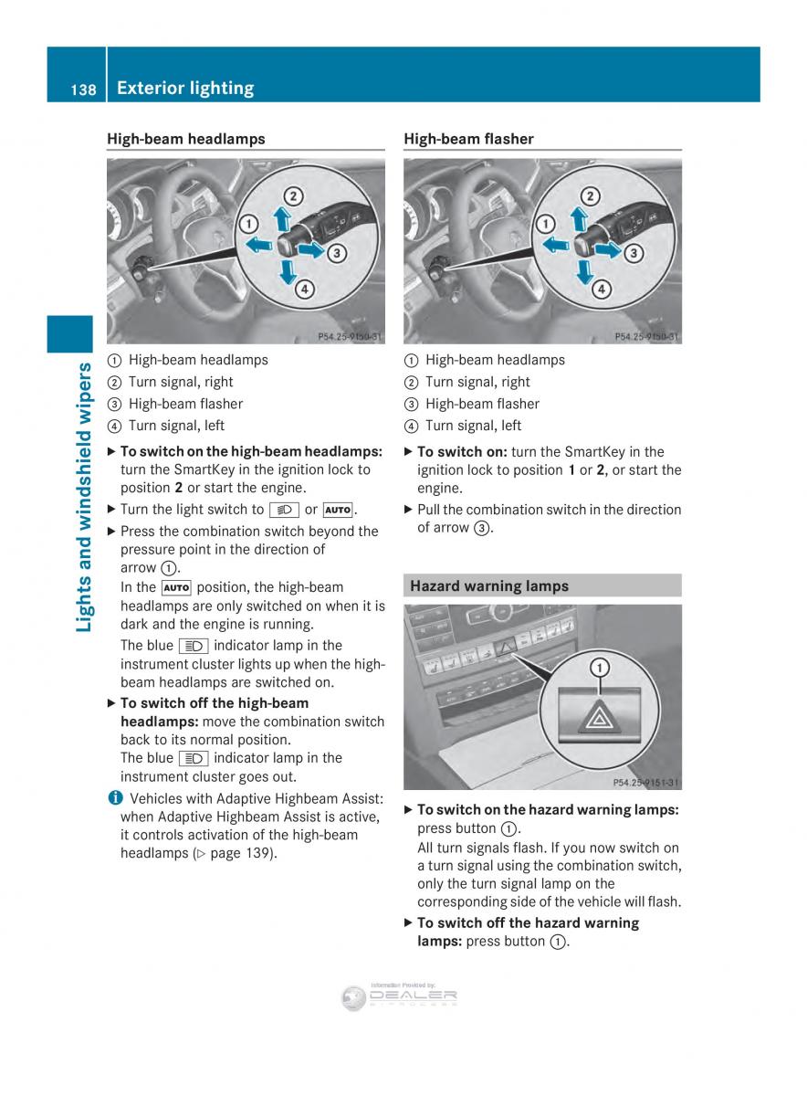 Mercedes Benz E Class W212 2014 owners manual / page 140