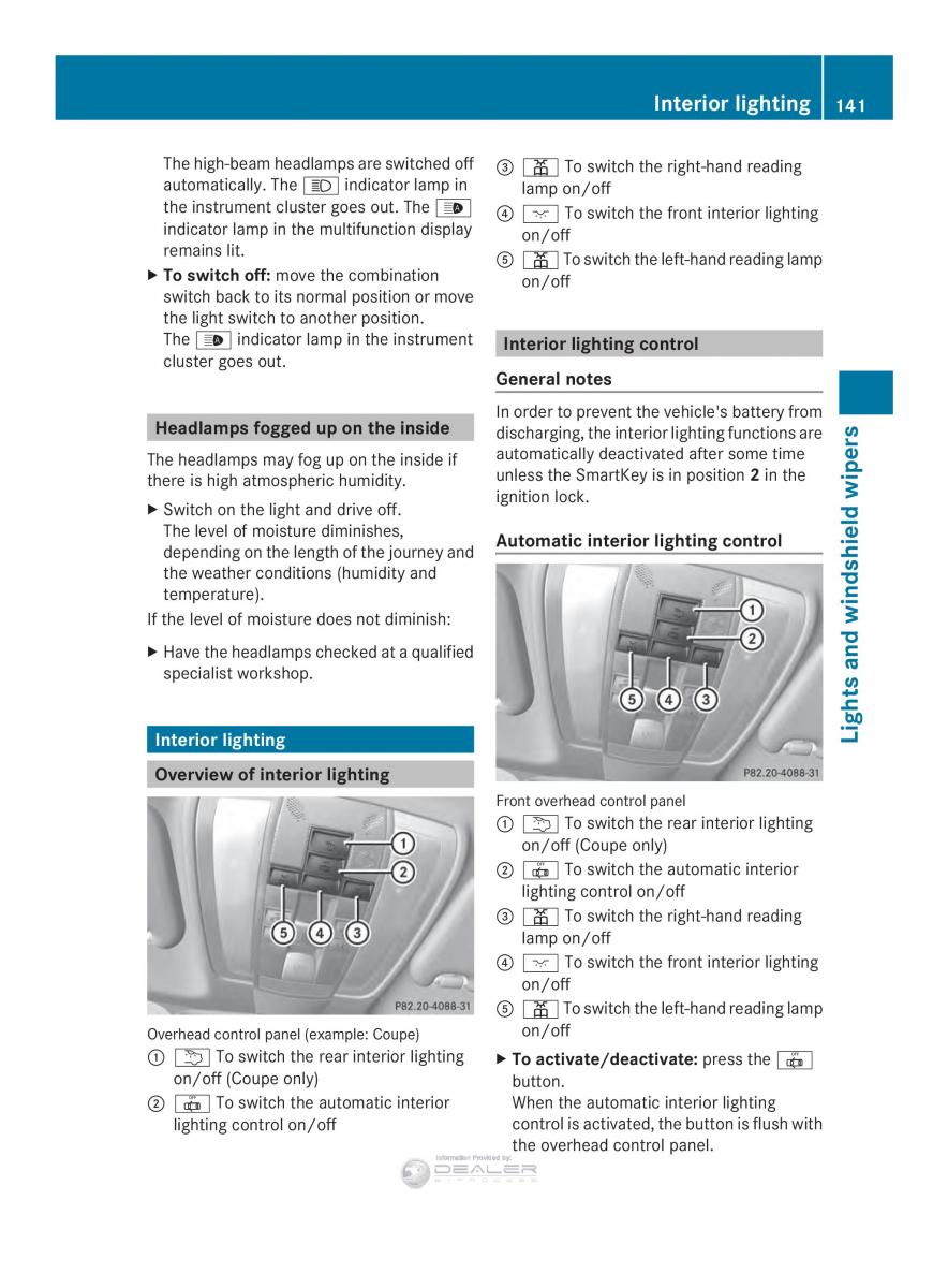 Mercedes Benz E Class W212 2014 owners manual / page 143