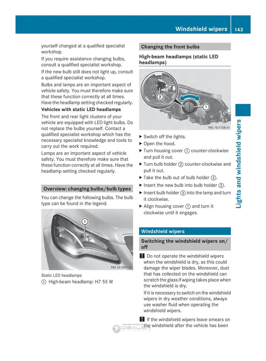 Mercedes Benz E Class W212 2014 owners manual / page 145