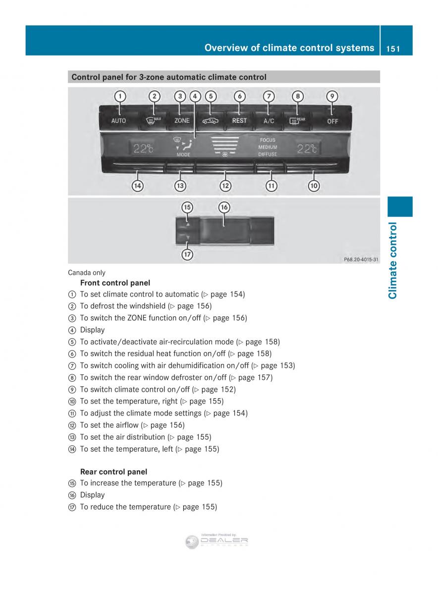 Mercedes Benz E Class W212 2014 owners manual / page 153