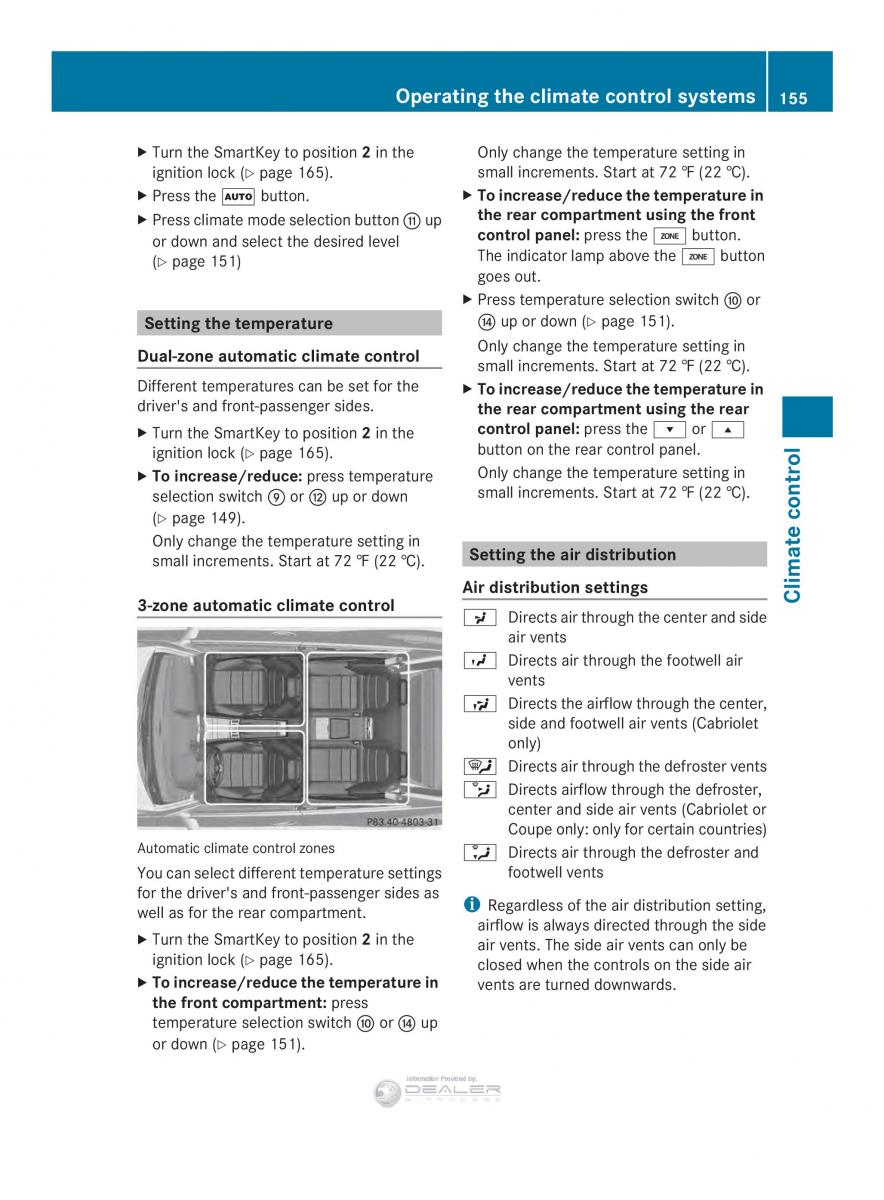 Mercedes Benz E Class W212 2014 owners manual / page 157