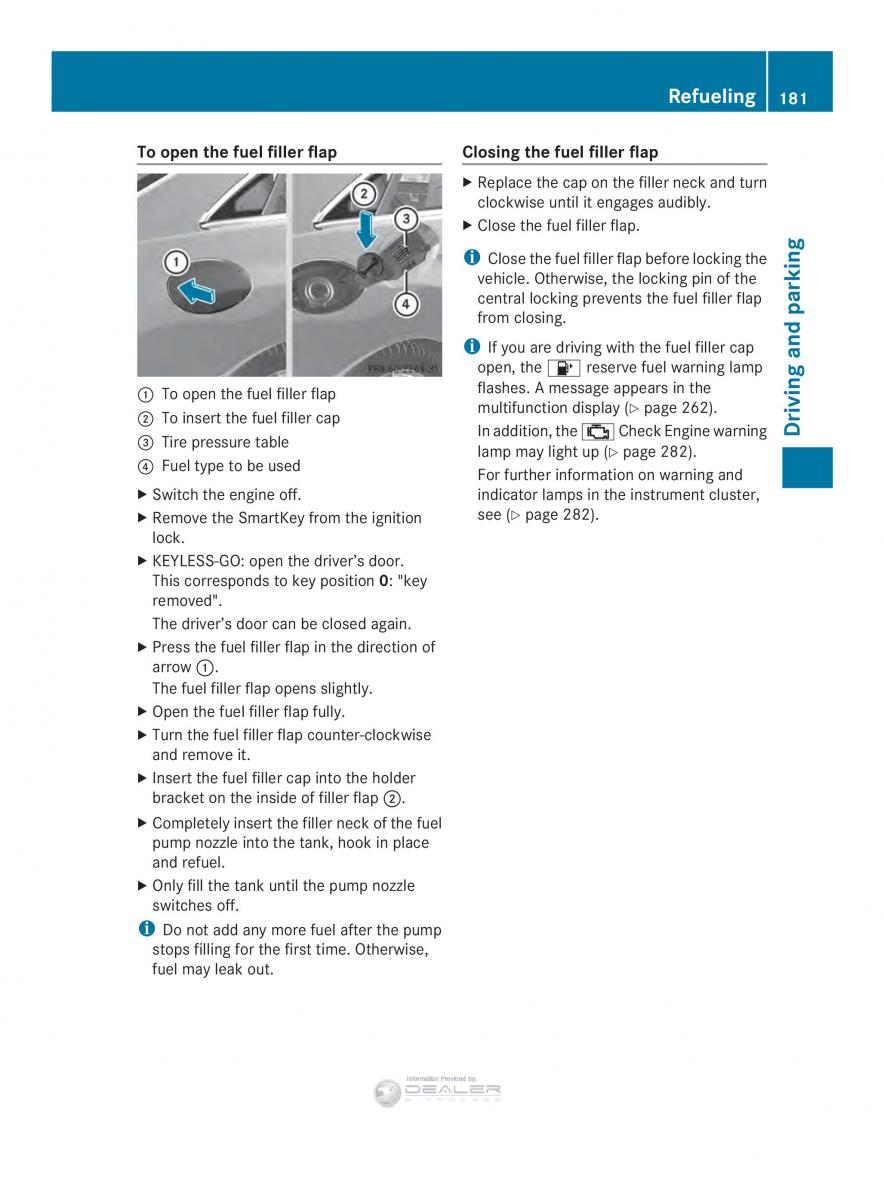 Mercedes Benz E Class W212 2014 owners manual / page 183