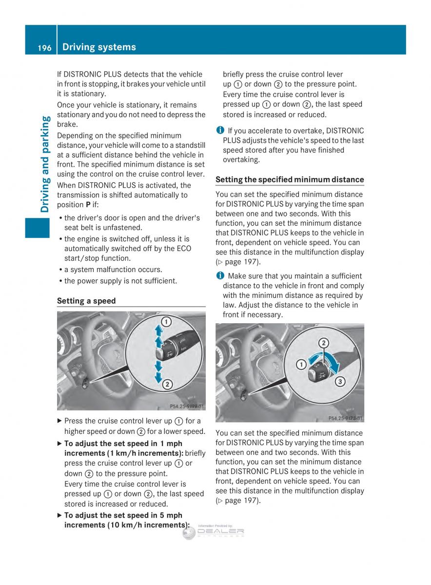 Mercedes Benz E Class W212 2014 owners manual / page 198