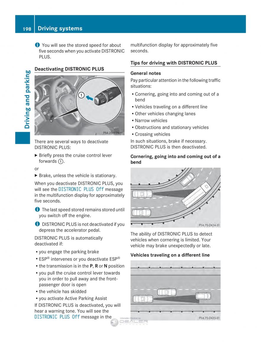 Mercedes Benz E Class W212 2014 owners manual / page 200