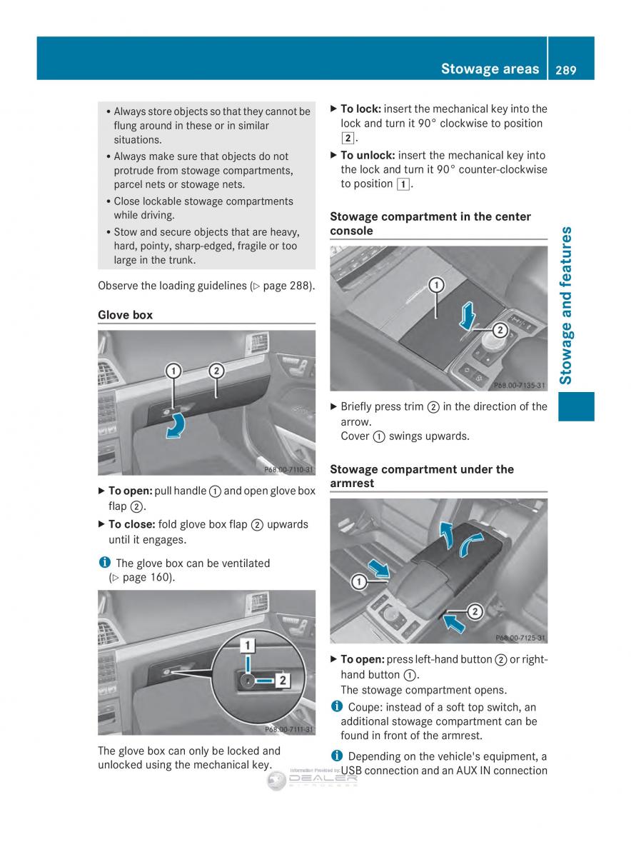 Mercedes Benz E Class W212 2014 owners manual / page 291