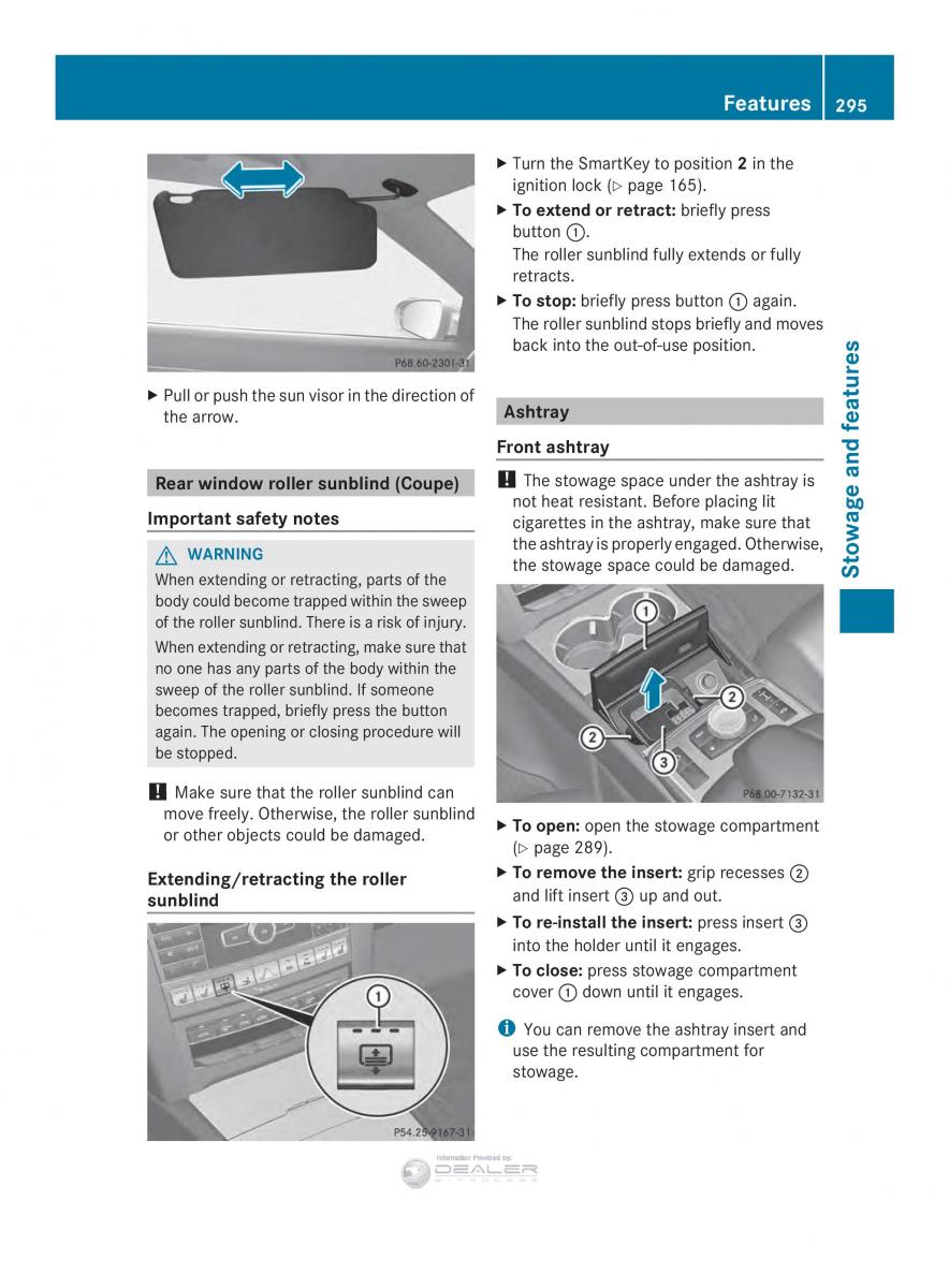 Mercedes Benz E Class W212 2014 owners manual / page 297