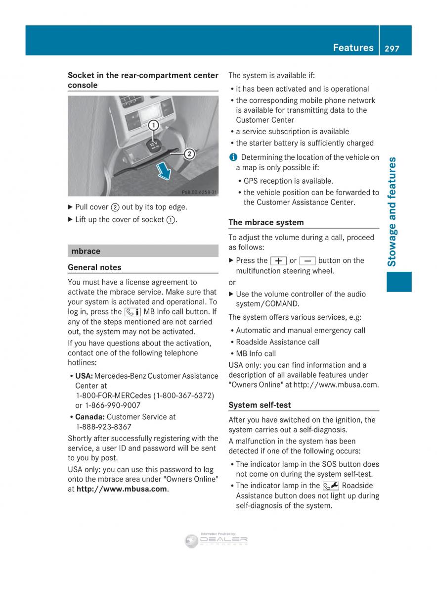 Mercedes Benz E Class W212 2014 owners manual / page 299