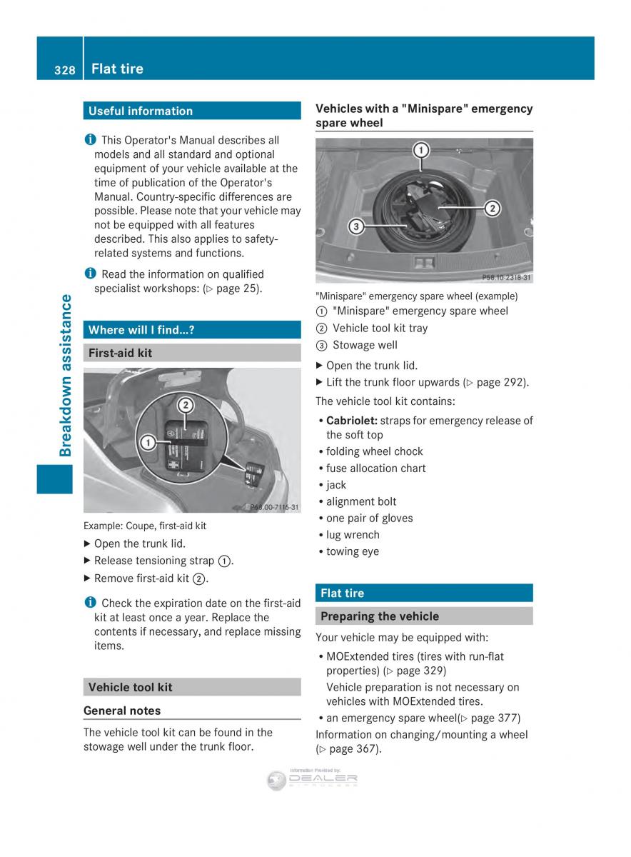 Mercedes Benz E Class W212 2014 owners manual / page 330