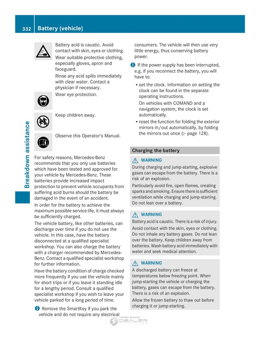 Mercedes Benz E Class W212 2014 owners manual / page 334