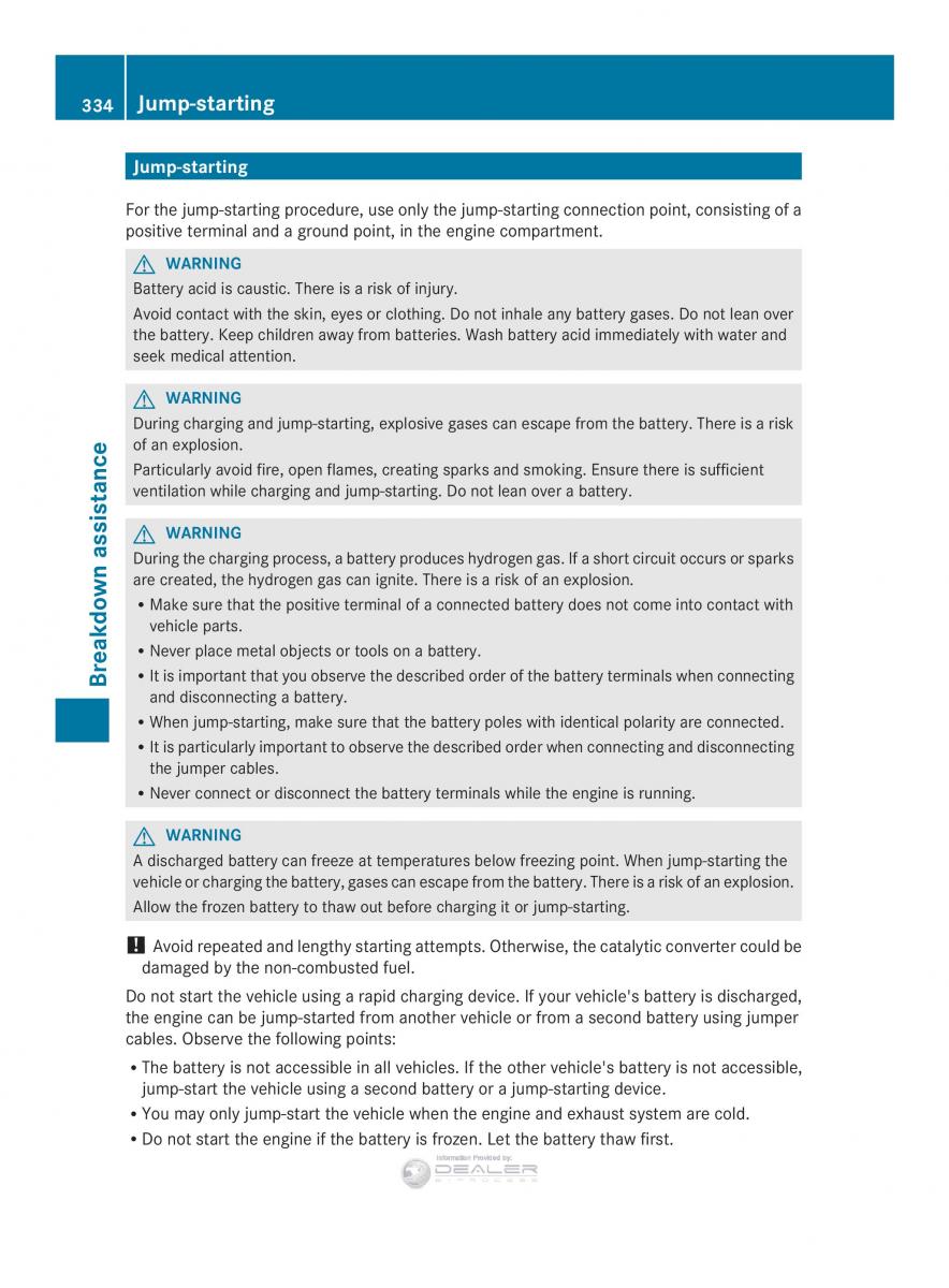 Mercedes Benz E Class W212 2014 owners manual / page 336