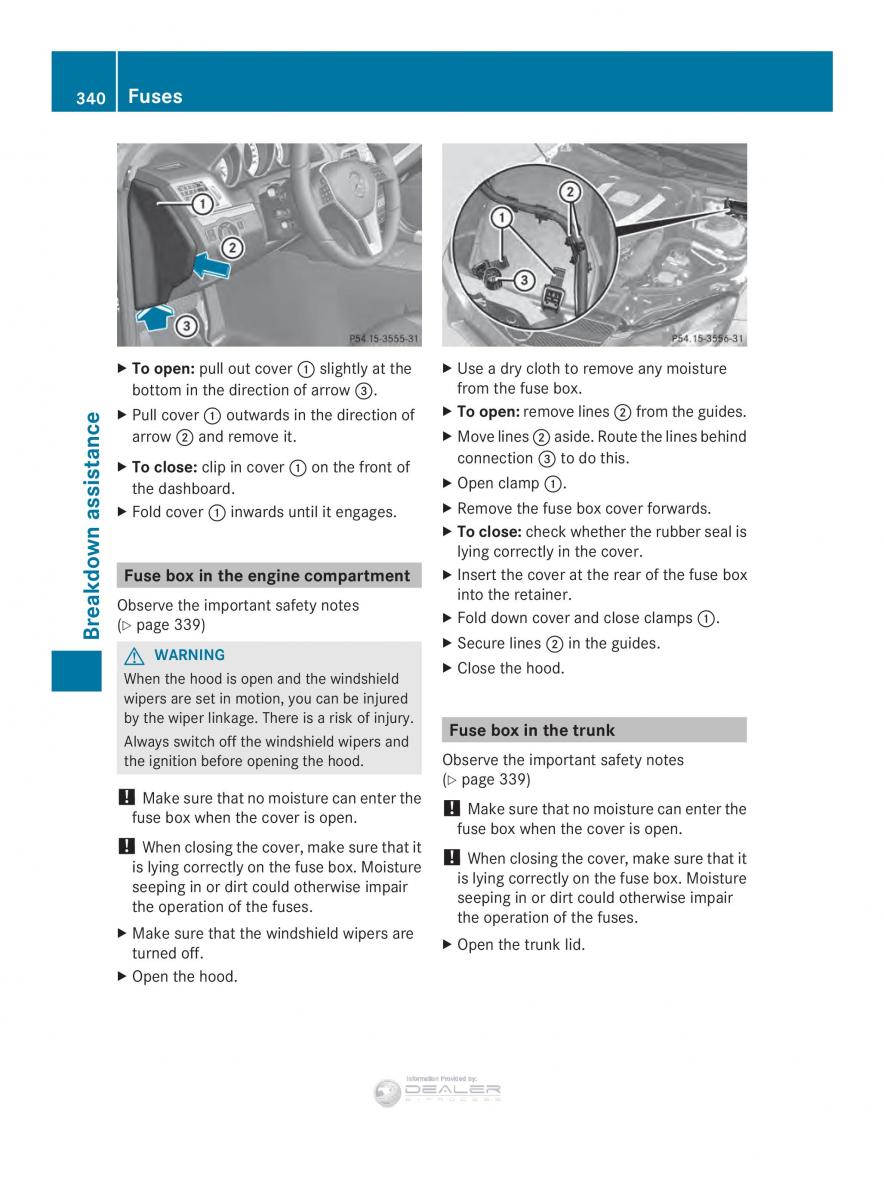 Mercedes Benz E Class W212 2014 owners manual / page 342