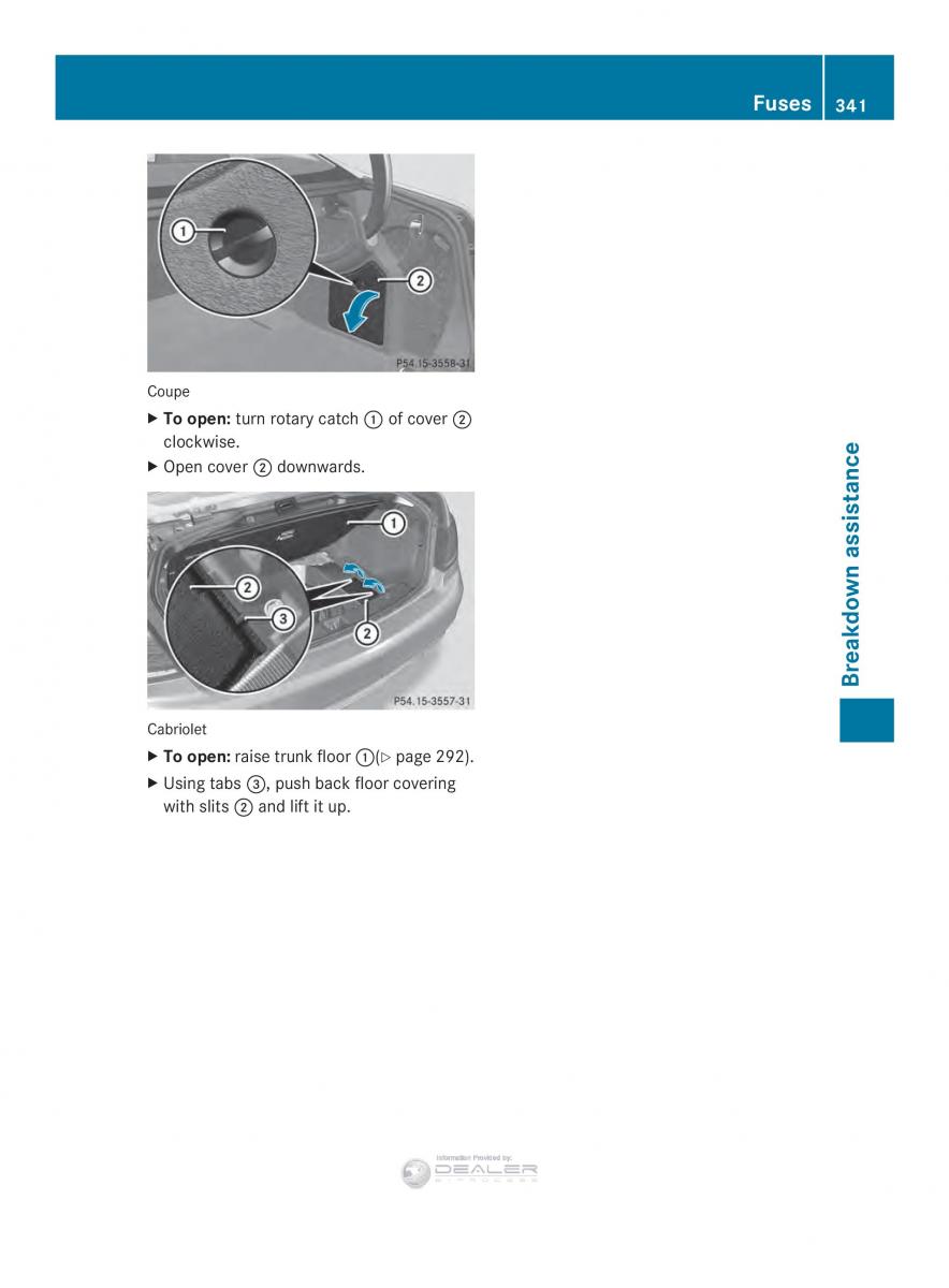 Mercedes Benz E Class W212 2014 owners manual / page 343