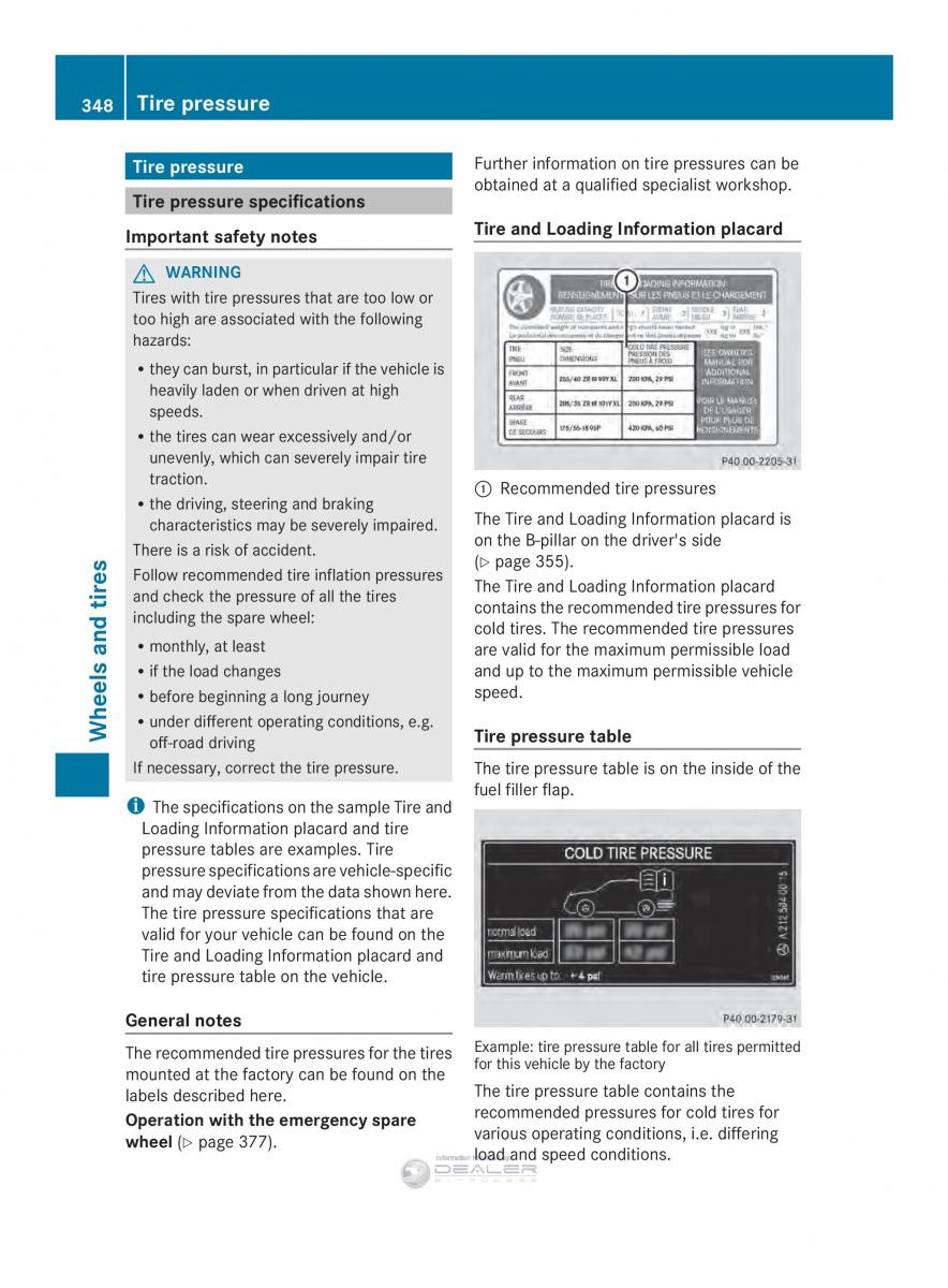 Mercedes Benz E Class W212 2014 owners manual / page 350