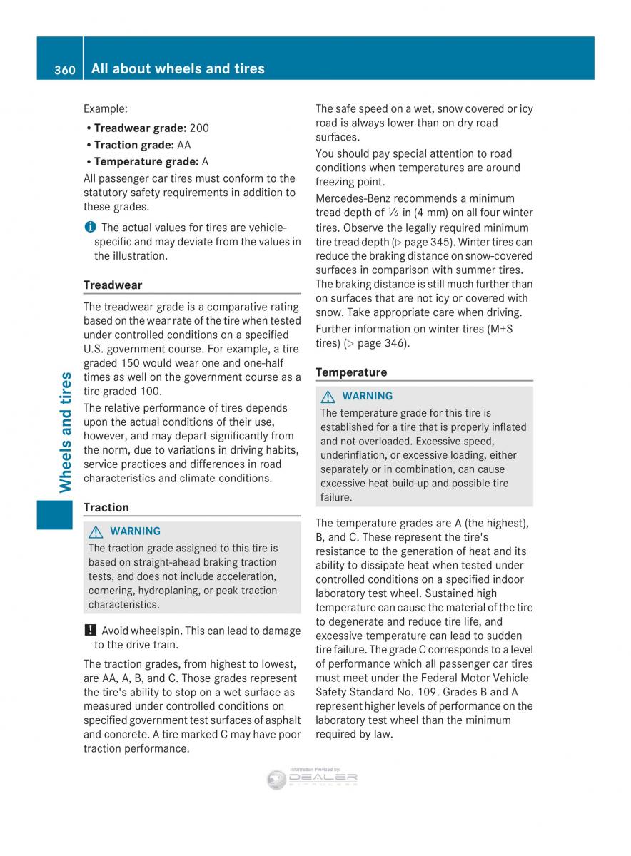 Mercedes Benz E Class W212 2014 owners manual / page 362