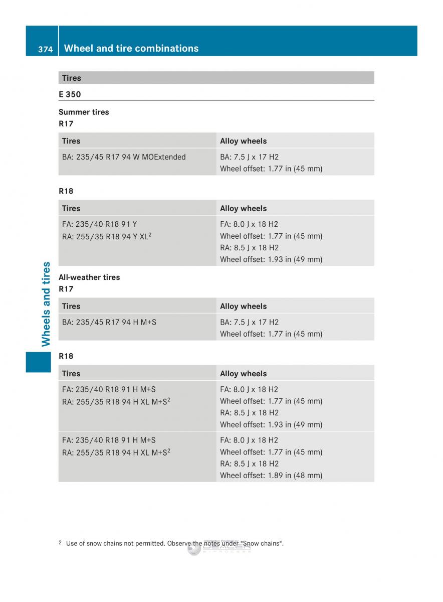 Mercedes Benz E Class W212 2014 owners manual / page 376