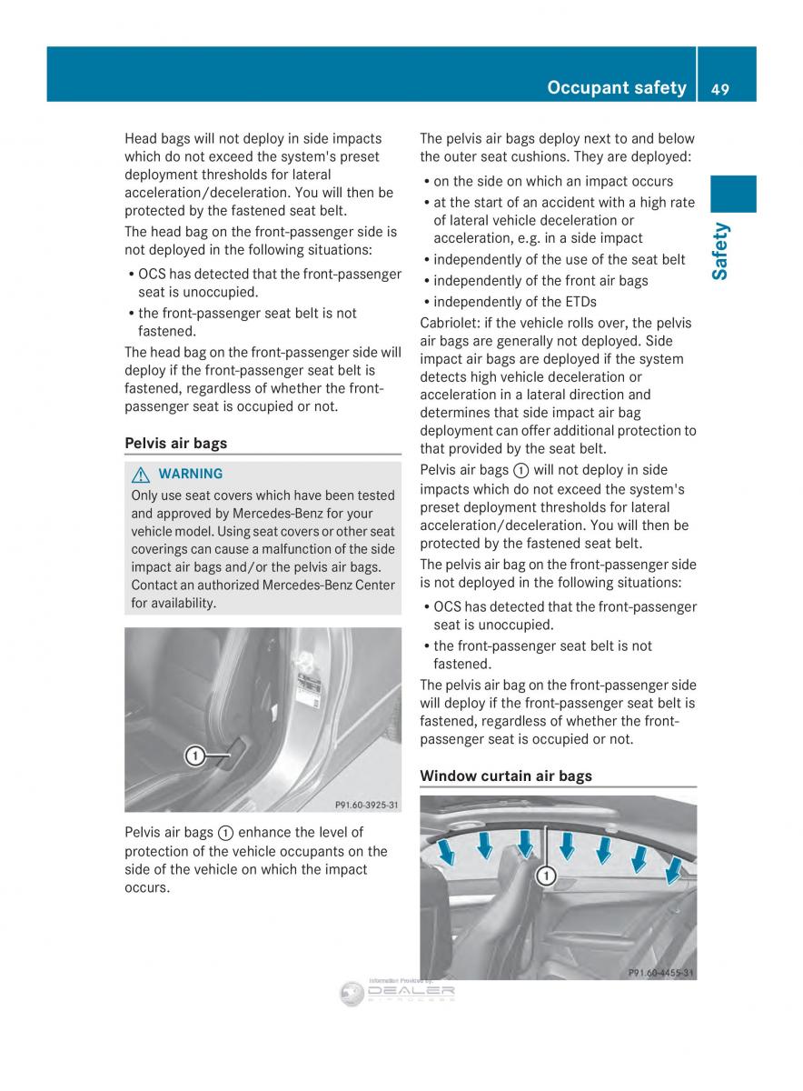 Mercedes Benz E Class W212 2014 owners manual / page 51