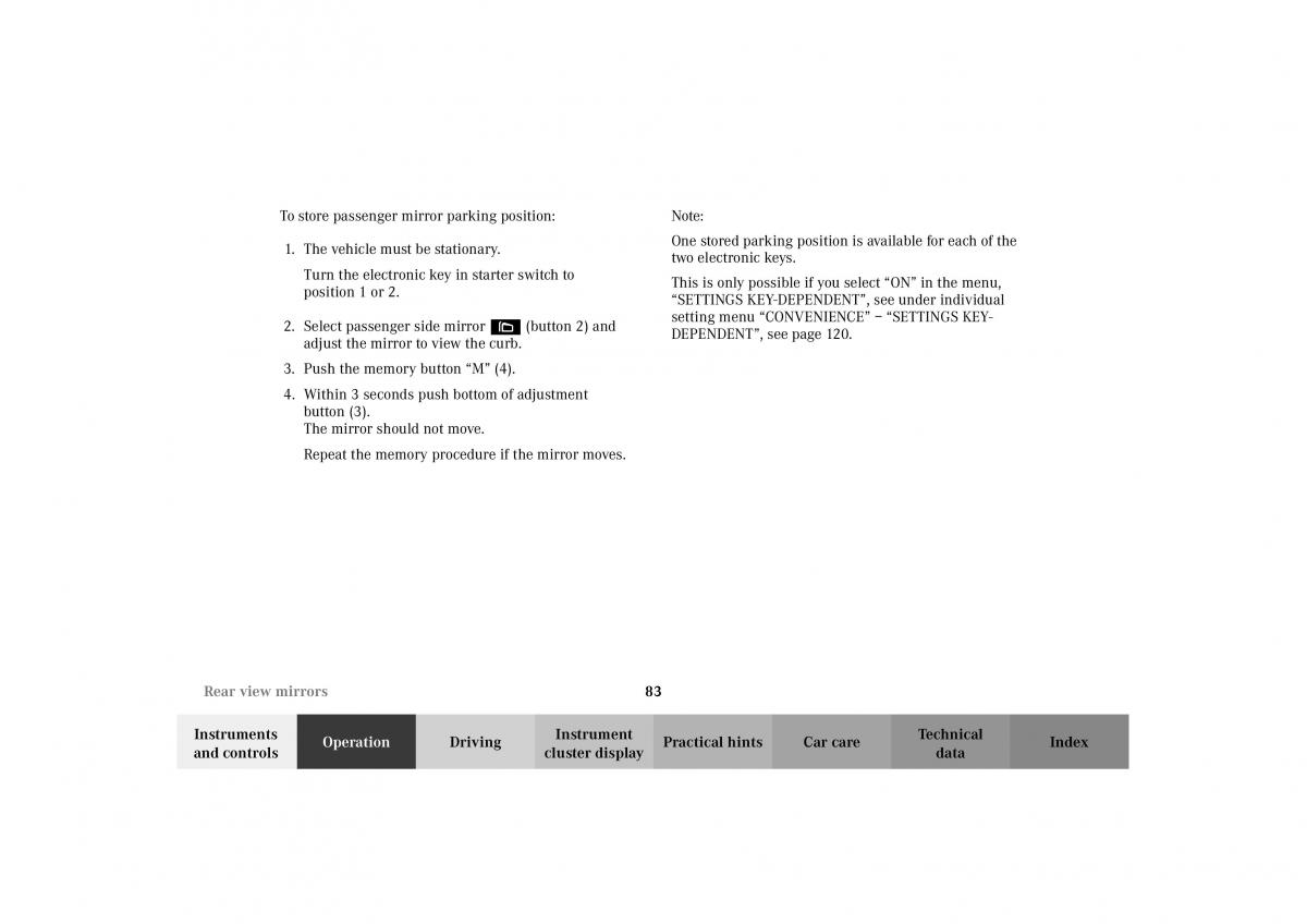 Mercedes Benz G Class W463 owners manual / page 86