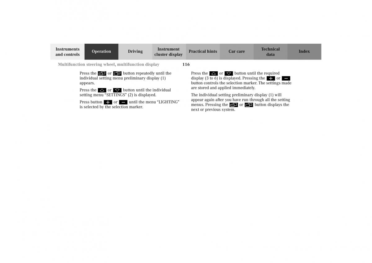 Mercedes Benz G Class W463 owners manual / page 119