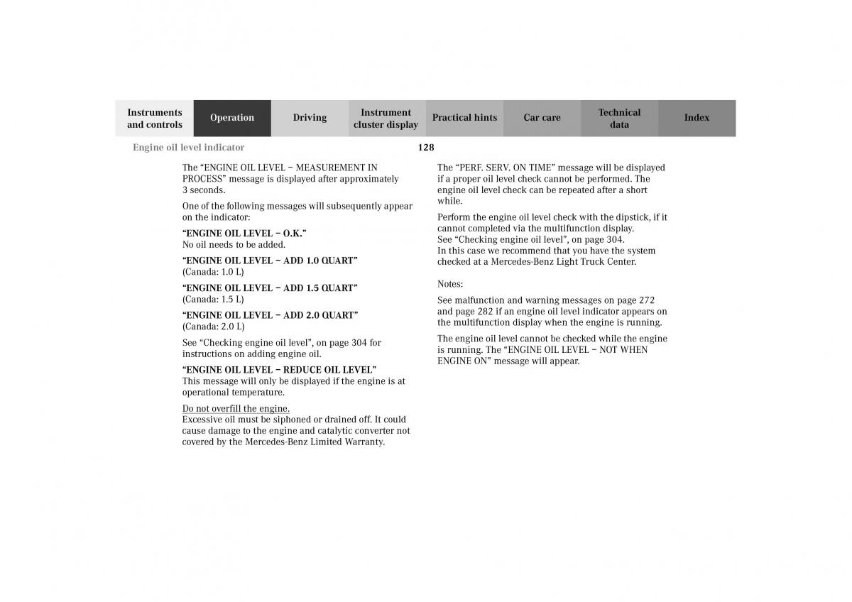 Mercedes Benz G Class W463 owners manual / page 131