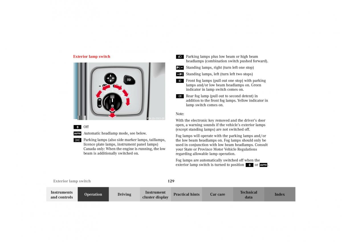 Mercedes Benz G Class W463 owners manual / page 132