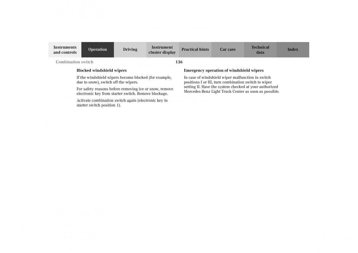 Mercedes Benz G Class W463 owners manual / page 139