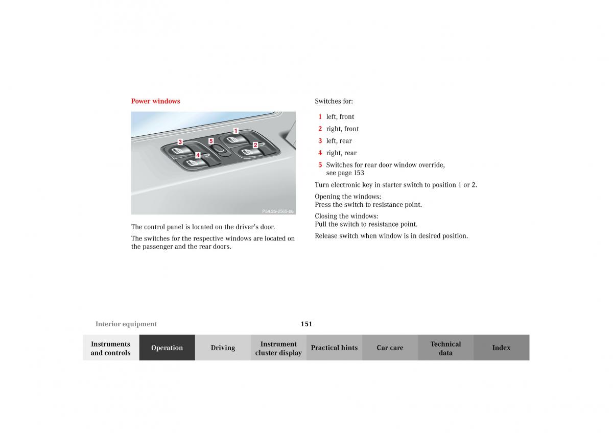 Mercedes Benz G Class W463 owners manual / page 154