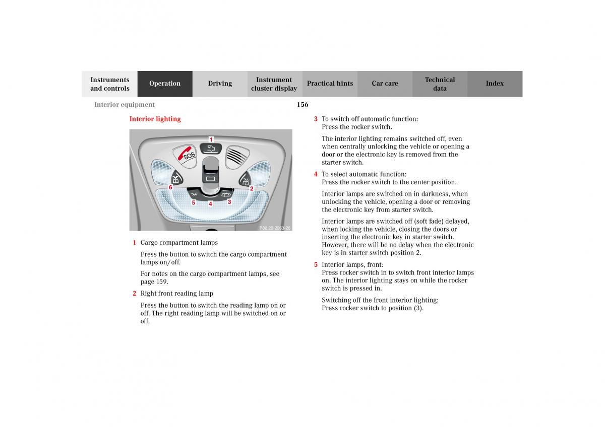 Mercedes Benz G Class W463 owners manual / page 159