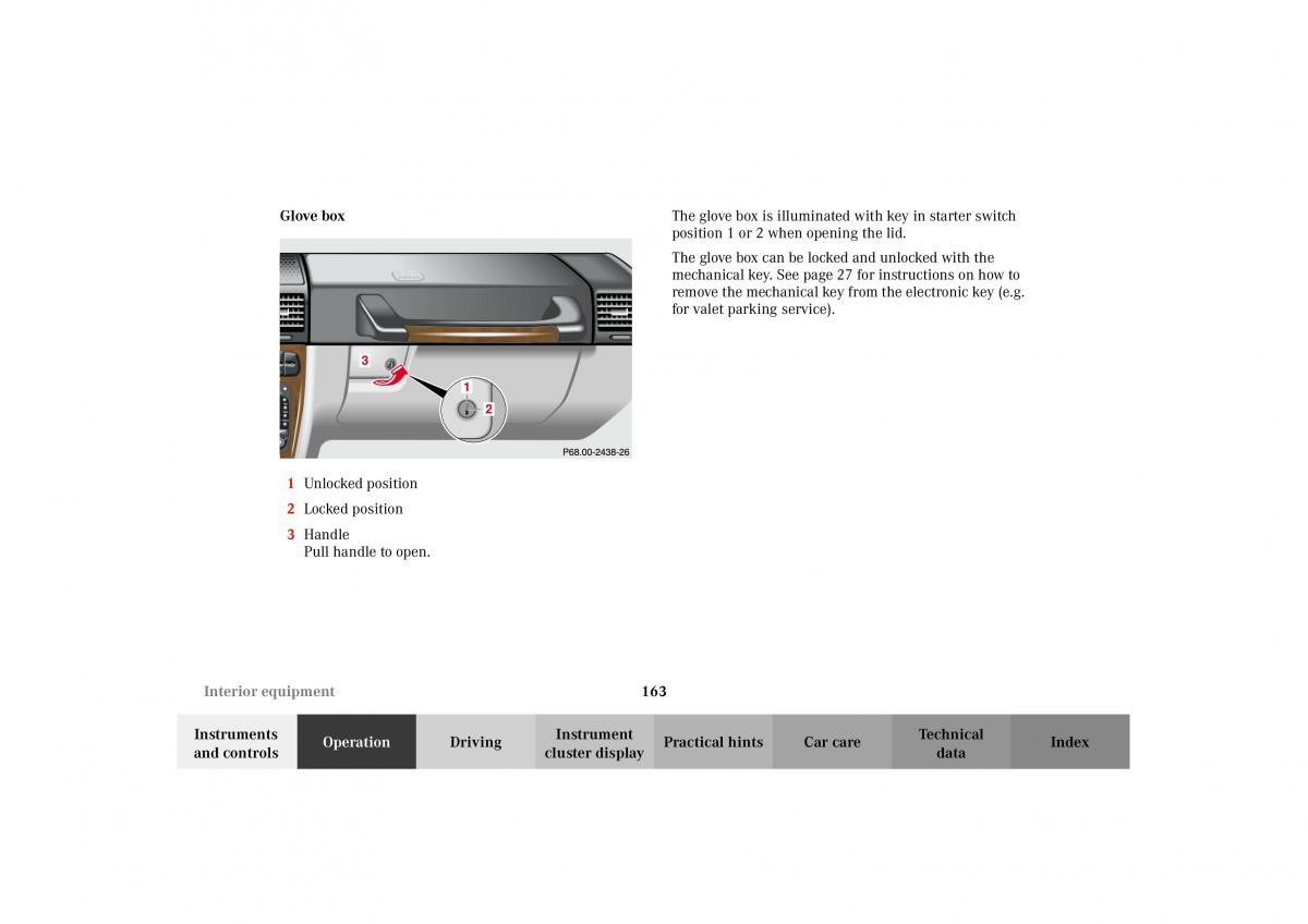 Mercedes Benz G Class W463 owners manual / page 166