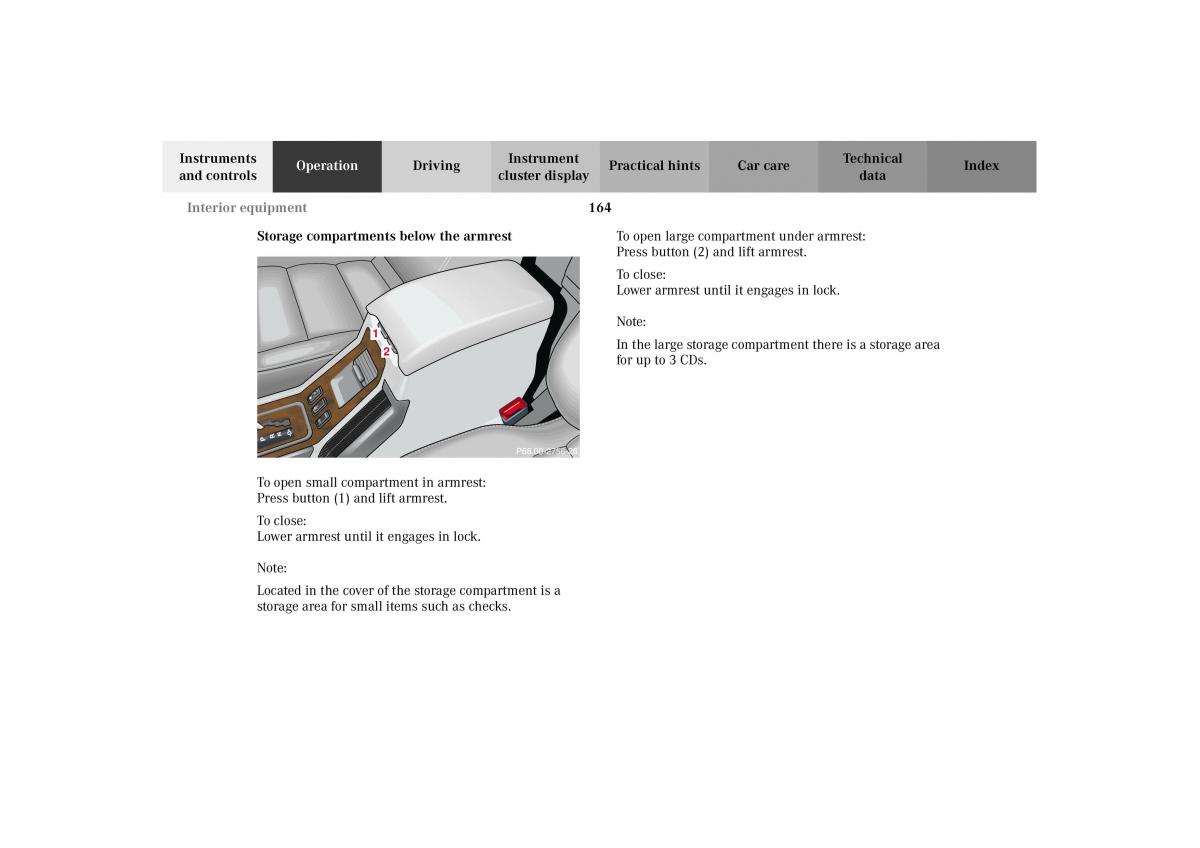 Mercedes Benz G Class W463 owners manual / page 167