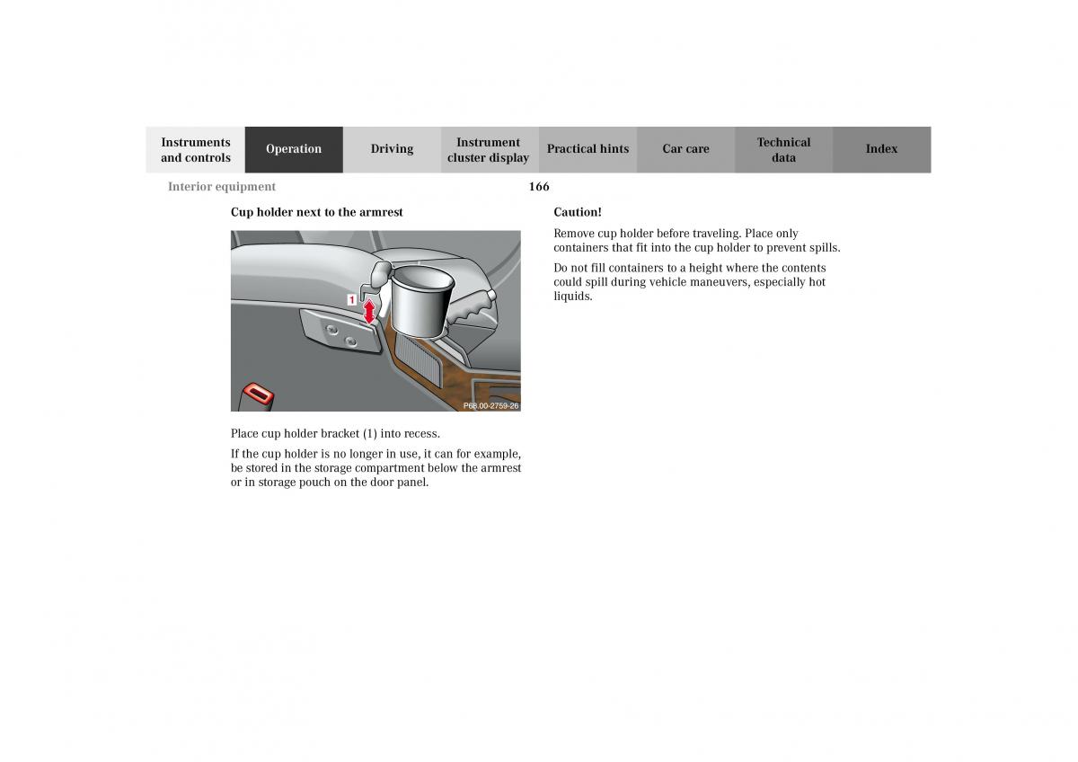 Mercedes Benz G Class W463 owners manual / page 169